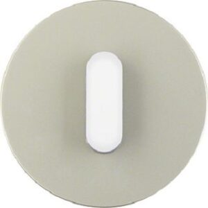 Berker Abdeckplatte mit Knebel R.Classic Edelstahl polarweiß 1001201400 – Bild 1