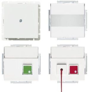 Busch-Jaeger Rufset mit Akkupuffer Beschriftungsfeld:61x20mm future linear 1510UJ-84 – Bild 1