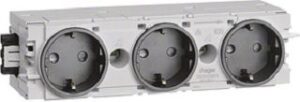 Hager Steckdose 3f C-Profil WA-Steck-/Klemmtechnik graphitsw GS30009011 – Bild 1