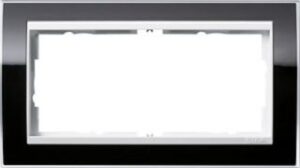 Gira Abdeckrahmen 2-fach Event klar sw Einsatz reinweiss 1002733 – Bild 1