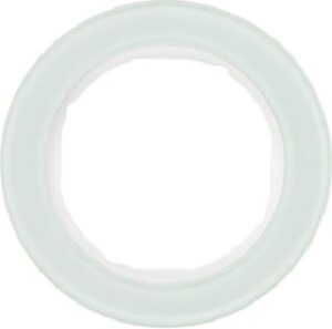Berker Rahmen Glas polarweiß 1-fach, rund 10112009 – Bild 1