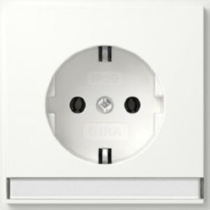 Gira SCHUKO-Steckdose BSF + SH (IP20) Gira TX_44 Reinweiß 446266 – Bild 1