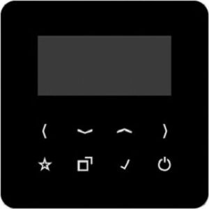 Jung Display, Serie CD, schwarz DABCD-DISPSW – Bild 1