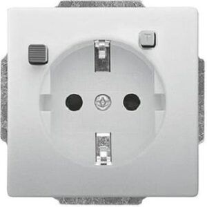 Busch-Jaeger FI-SCHUKOMAT SCHUKO Steckdosen-Einsatz pur edelstahl 3120EUCB-866 – Bild 1