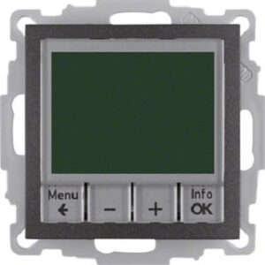 Berker Temperaturregler anthrazit mit Schließer 20441606 – Bild 1