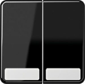 Jung Flächenwippe CD500 mit Beschr.Feld schwarz CD595NASW – Bild 1