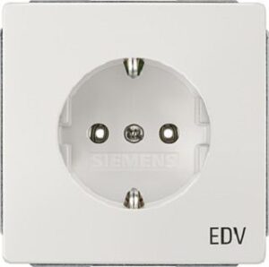 Siemens style Steckdose tws mit Bedruckung "EDV" 5UB1825 – Bild 1