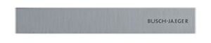 Busch-Jaeger Abschlussleiste Aluminium Farbe:Edelstahl B-W-IP 51381EP-S-03 – Bild 1