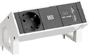 Bachmann DESK2 1xCEE7/3 1xUSB Charger 902.380 – Bild 1