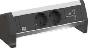 Bachmann Steckdosenleiste DESK 2x Schutzkont 902.0192 – Bild 1