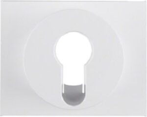 Berker Zentralstück polarweiß für Schlüsselschalter 15057009 – Bild 1