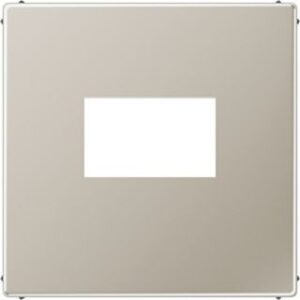Jung Abdeckung für USB-Ladegerät (gerastet), Serie LS, Edelstahl ES1969USB – Bild 1