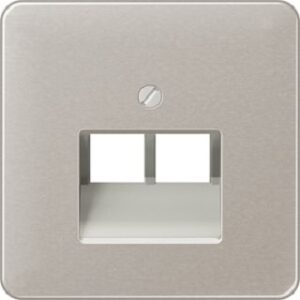 Jung Abdeckung für IAE/UAE-ADose 2x8polig platin CD569-2UAPT – Bild 1