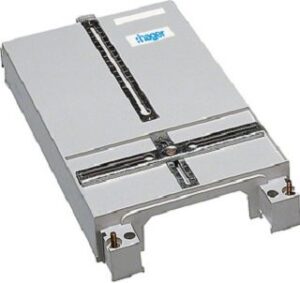 Hager Zählertafelmittelstück 315mm mit Zählerkreuz u. Schrauben S51 – Bild 1