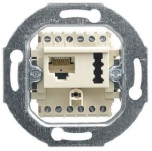 Busch-Jaeger UAE-Anschlussdose 8(6)/TAE 6F+N Auslass gerade UAE86TAE6F+N – Bild 1