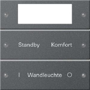 Gira Wippenset 2-fach beschriftbar Plus System 55 anthrazit 221228 – Bild 1