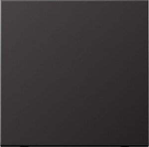 Jung Steuertaste Standard, neutral,  Serie LS, dark (lackiertes Aluminium) AL1700D – Bild 1