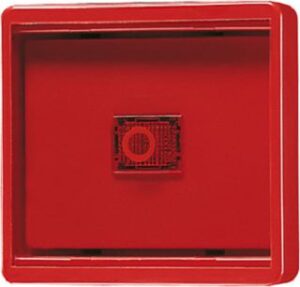 Jung Abdeckung mit Glasscheibe WG600 IP44 rot 661WGLR – Bild 1