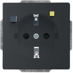 Busch-Jaeger FI-SCHUKOMAT SCHUKO Steckdosen-Einsatz future linear sw 3120EUCB-885 – Bild 1