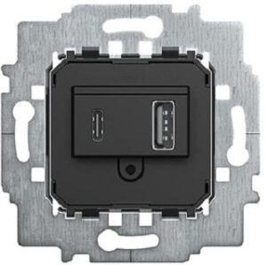 Busch-Jaeger Netzteil-Einsatz, USB A+C 6475U – Bild 1