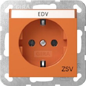 Gira SCHUKO-Steckdose BSF ZSV System 55 Orange 4457109 – Bild 1
