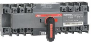 ABB Lastumschalter mit Mot. 4-polig 40A mit Griff für manuel. Betr. OTM40F4CMA24D – Bild 1