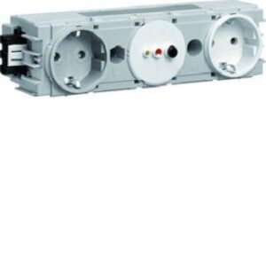 Hager Kanalsteckdose Master/Slave Ecoline G43029010 – Bild 1