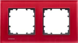Siemens miro Glas orient Rahmen 2-fach 5TG1202-3 – Bild 1