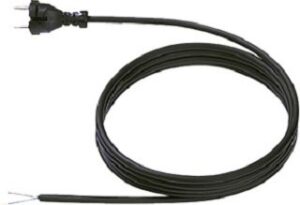Bachmann Konturen-Zuleitung 5m schwarz H07RN-F 2x1 mit Stecker Typ 24G lose 246.176 – Bild 1