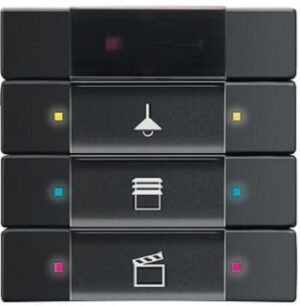 Busch-Jaeger Bedienelement 3/6-fach programmierbar mit Infrarotschnittst. 6129/01-885 – Bild 1