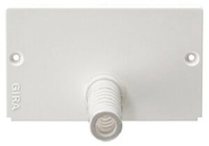 Gira Endkappe für 3x1,5mm² Profil 55 reinweiss mit Zugentlastung 135827 – Bild 1