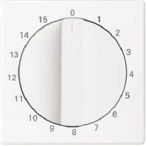 Busch-Jaeger Zentralscheibe, studioweiß,  solo Bedienelemente f Jalousiesteuerung 1770-84-103 – Bild 1