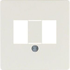 Berker Zentralplatte weiß für TAE-Anschlussdose 145802 – Bild 1