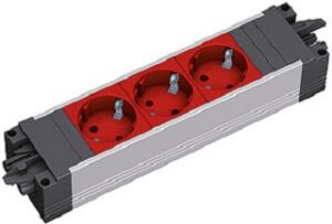 Bachmann Steckdosenleiste STEP ALU 3XCEE7/3 RTGST18I3 906.306 – Bild 1