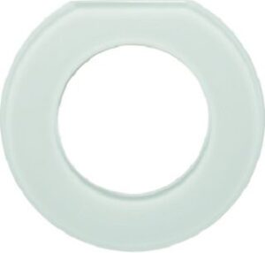Berker Glas-Endrahmen 1-fach polarweiß 109219 – Bild 1