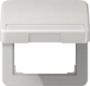 Jung Klappdeckel CD500 mit Schriftfeld lichtgrau CD590BFNAKLLG – Bild 1