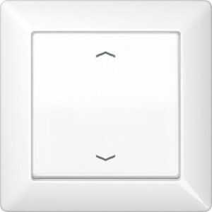 Jung Wippe Taster BA 1-fach KNX mit Symbole Pfeile Mitten.alpinws AS590PWW – Bild 1