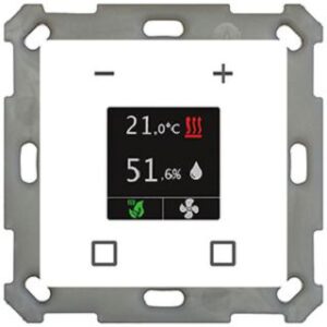 MDT Raumtemp.-Nebenstelle Temperatur-/Feuchtesensor reinws glänz. SCN-RTN55S.01 – Bild 1