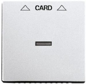 Busch-Jaeger Zentralscheibe Cardschalter future linear alusilber 1792-83 – Bild 1