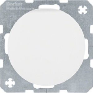 Berker SCHUKO-Steckdose polarweiß glänzend mit Klappdeckel 47512089 – Bild 1