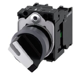 Siemens Knebelschalter rast. 2x90° O-I Knebel sw/ws 1S/1Ö 3SU11302BF601MA0 – Bild 1