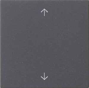 Gira Wippe 1-fach Pfeile System 55 Anthrazit 538928 – Bild 1