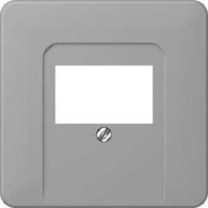 Jung Abdeckung für TAE-Anschlussdose CD500 grau CD569TGR – Bild 1