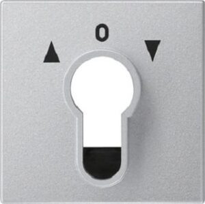 Gira Abdeckung für Schlüsselschalter System 55 alu 066426 – Bild 1