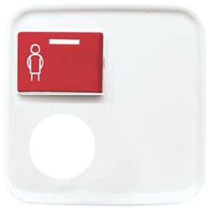 Busch-Jaeger Zentralscheibe, alpinweiß, Datenkommunikation, Licht-Ton-Rufsysteme 2548-071E-214-101 – Bild 1