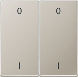 Jung Funk-Wandsender 4k. EnOcean mit Symbolen 01 Edelstahl ENOES2995-01-L – Bild 1