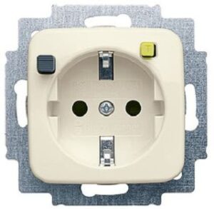 Busch-Jaeger FI-SCHUKOMAT SCHUKO Steckdosen-Einsatz SI/Reflex SI 3120EUCB-212 – Bild 1