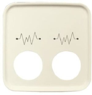 Busch-Jaeger C-Scheibe SI CO99 Ruf weiss 2548-021G-212 – Bild 1