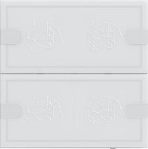 Gira Tastensor 4 24 V 2-fach TS4 Weiß 5052003 – Bild 1