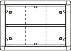 Ritto Rahmen AP 6-fach weiss 1883670 – Bild 1
